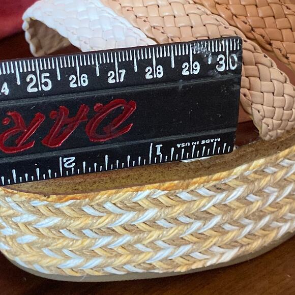 Retro Vibes Espadrille Platform Sandals Womens 9 Wedge Heel Open Toe Ladies NEW - Picture 10 of 10